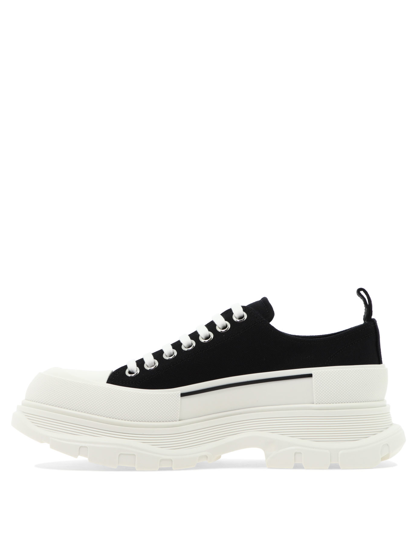 ALEXANDER MCQUEEN Black   Tread Slick sneakers